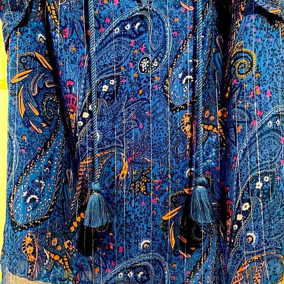 LUCKY Brand royal blue blouse - Picture 2 of 5